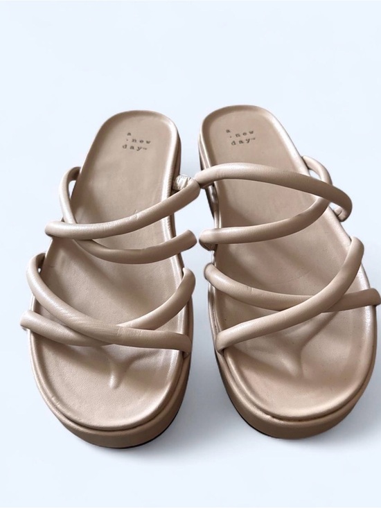 a new day Shoes - A New Day Nude Strappy Slide Sandals